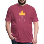 Freedom Torch | Men's Tee - heather burgundy