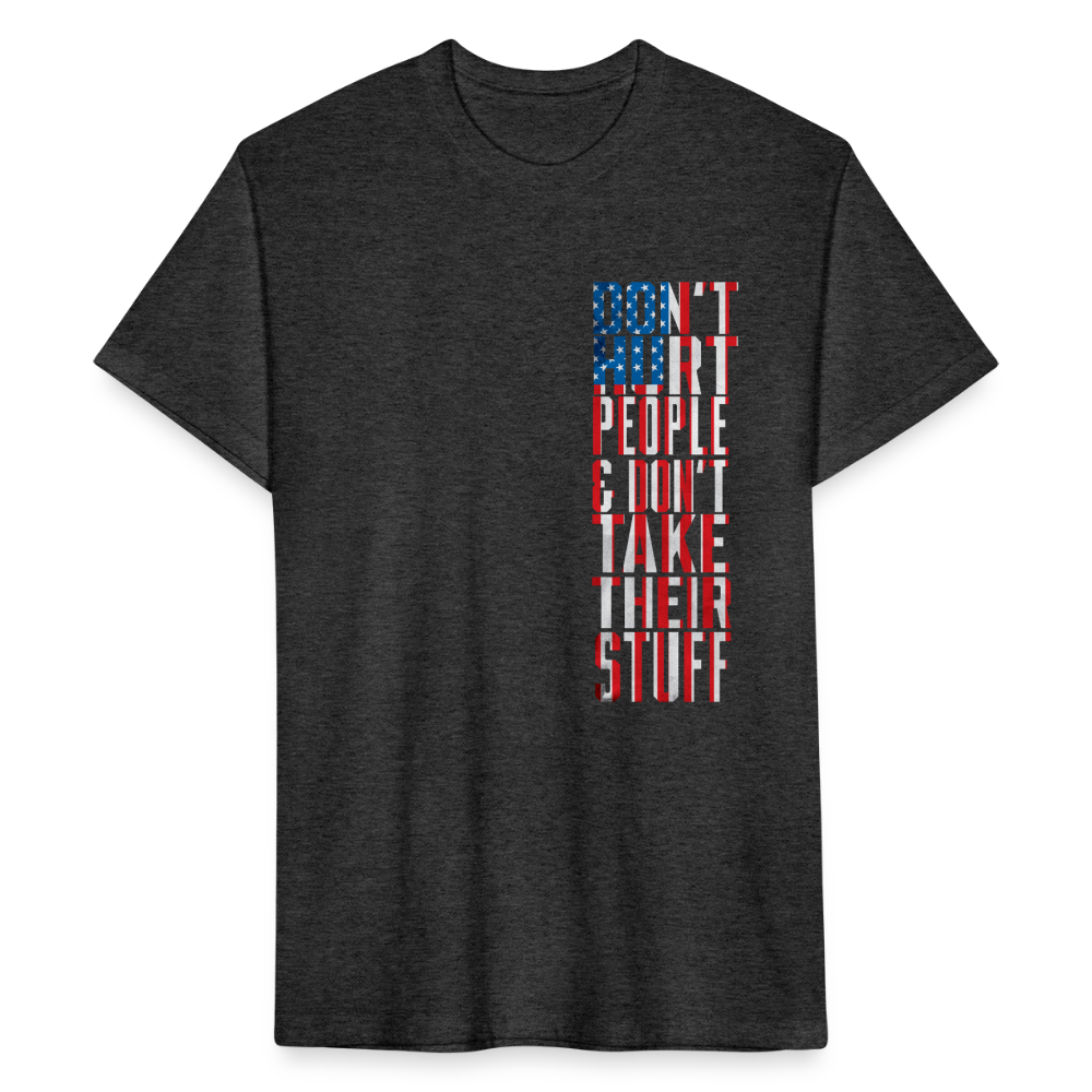 Don't Hurt People | Flag | Men's Tee - heather black