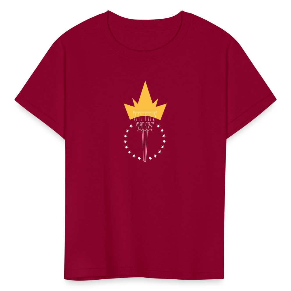 Freedom Torch | Youth Tee - dark red