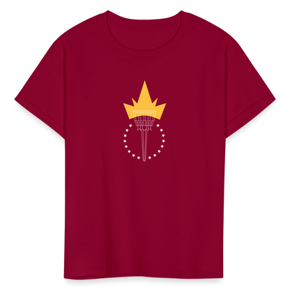 Freedom Torch | Youth Tee - dark red