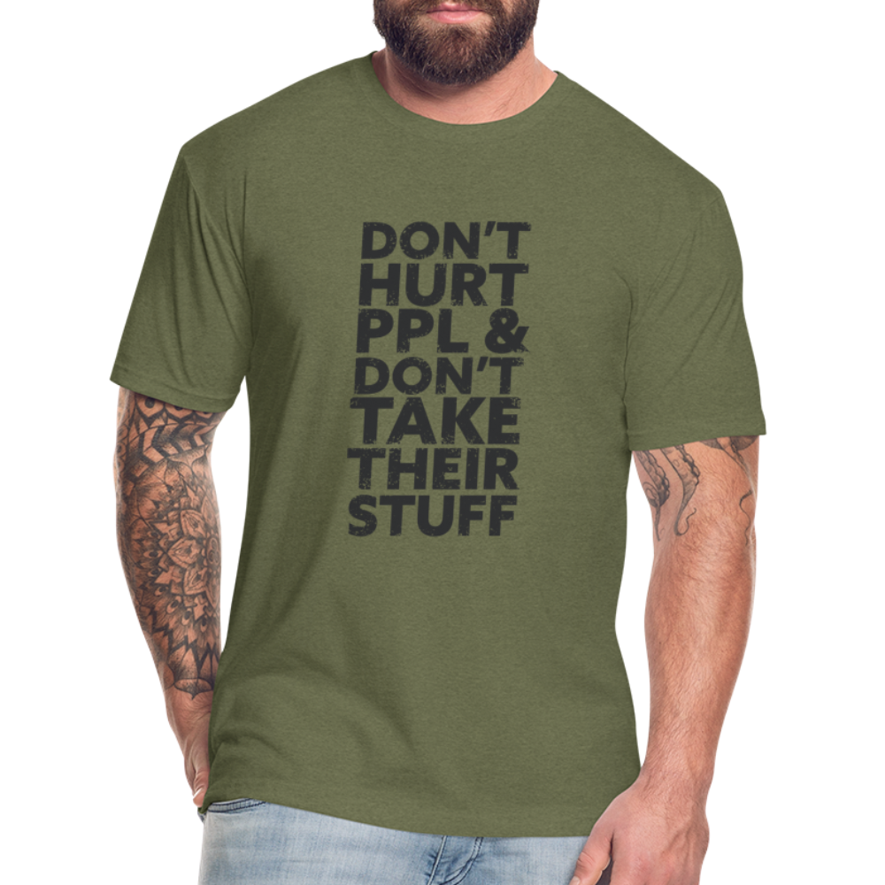 Don't Hurt People | Men's Tee - heather military green