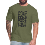 Don't Hurt People | Men's Tee - heather military green