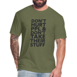 Don't Hurt People | Men's Tee - heather military green