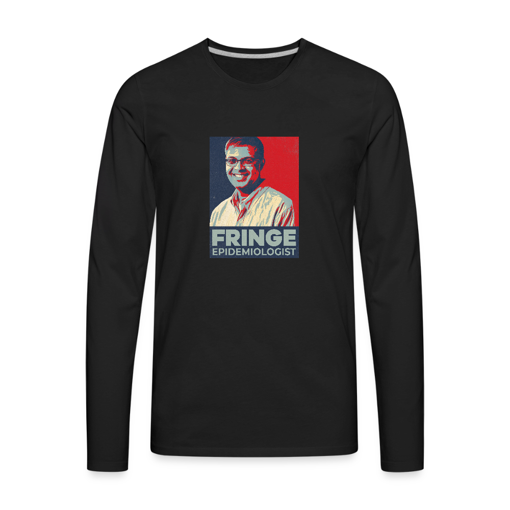 Fringe Epidemiologist | Men's Long Sleeve Tee - black