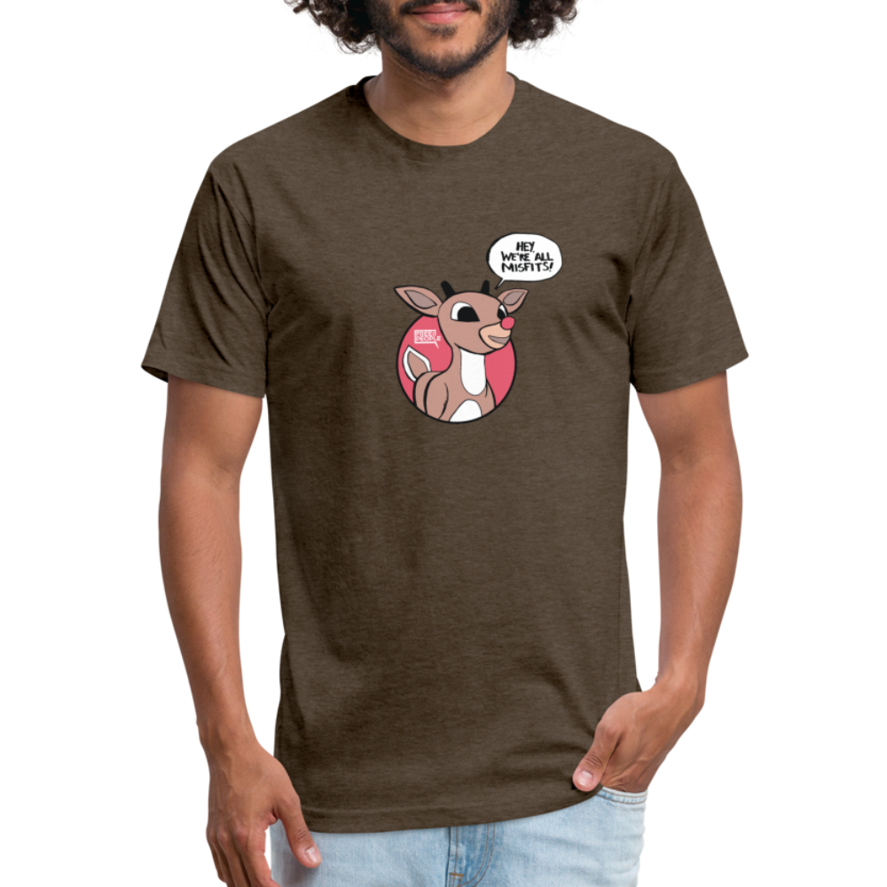 Rudolph Misfits | Men's Tee - heather espresso