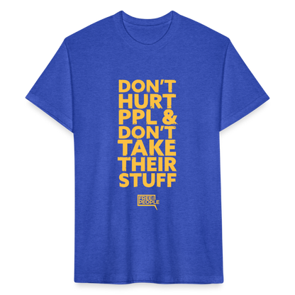 Don't Hurt People | Limited Edition | Men's Tee - heather royal