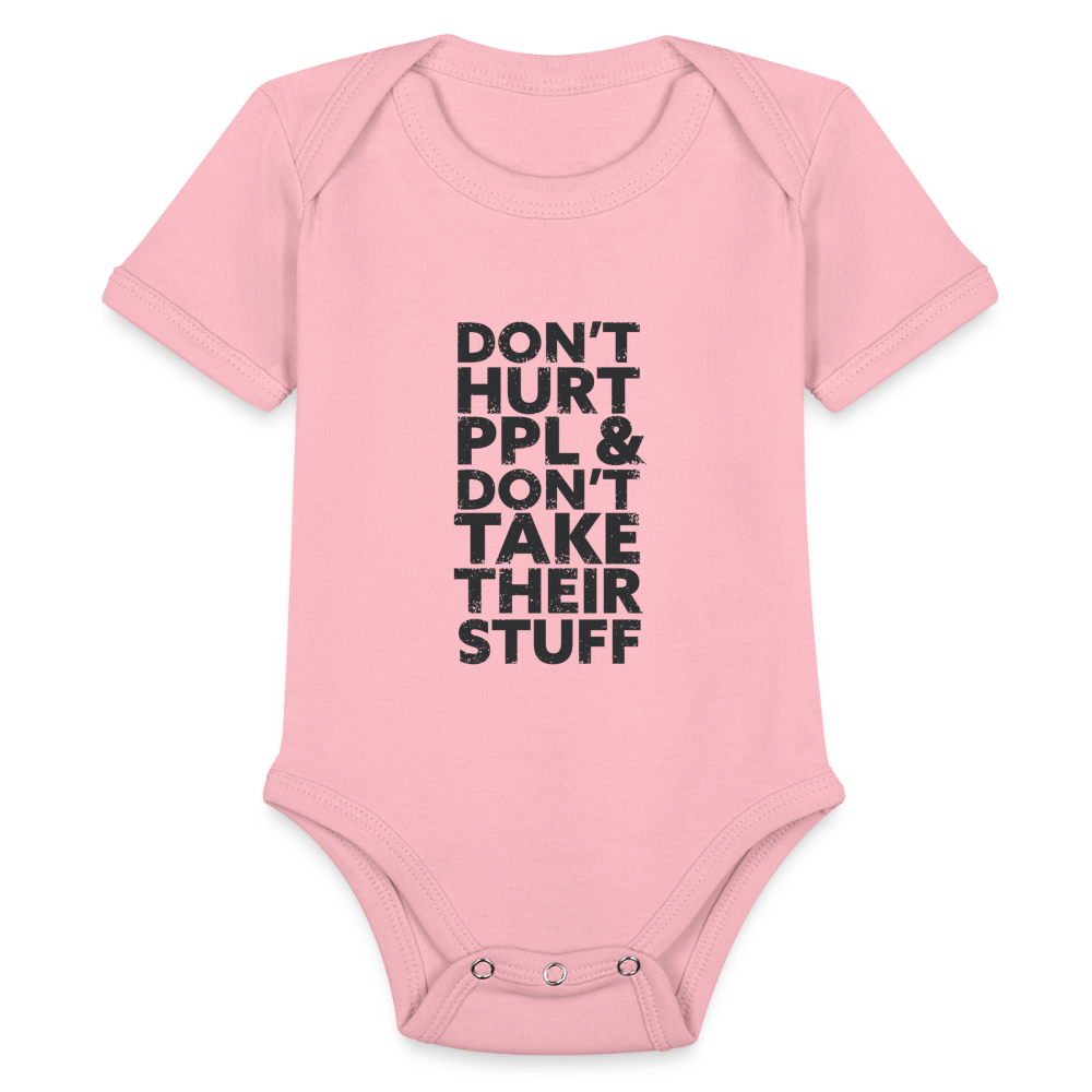 Don't Hurt People | Baby Onesie - light pink