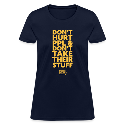 Don't Hurt People | Limited Edition | Women's Tee - navy