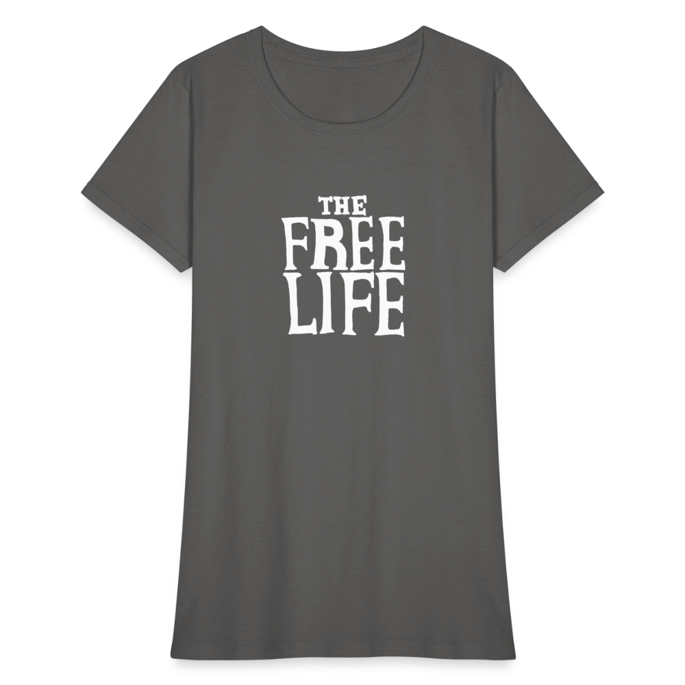 The Free Life | Women's Tee - charcoal