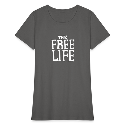 The Free Life | Women's Tee - charcoal