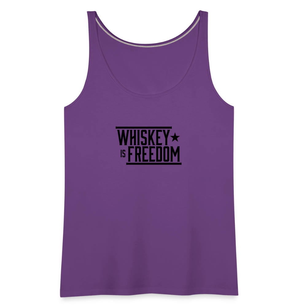 Whiskey is Freedom | Women's Tank - purple