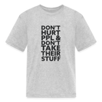 Don't Hurt People | Youth Tee - heather gray