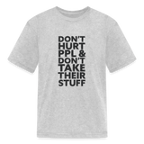 Don't Hurt People | Youth Tee - heather gray