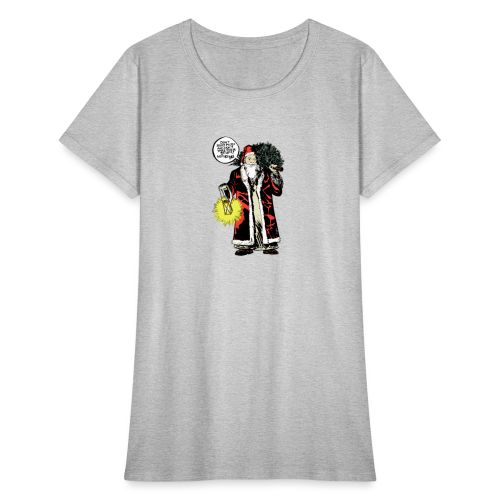 2021 Santa | Women's Tee - heather gray