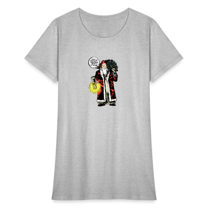 2021 Santa | Women's Tee - heather gray