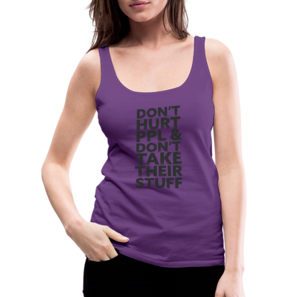 Don't Hurt People | Women's Tank - purple