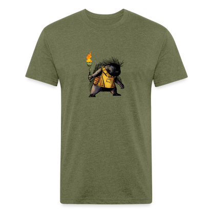 Free the Porcupine | Men's Tee - heather military green