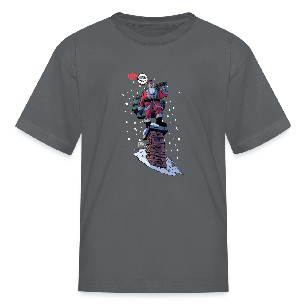 2024 Santa | Youth Tee - charcoal