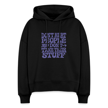 Don't Hurt People | Retro | Women's Hoodie - black