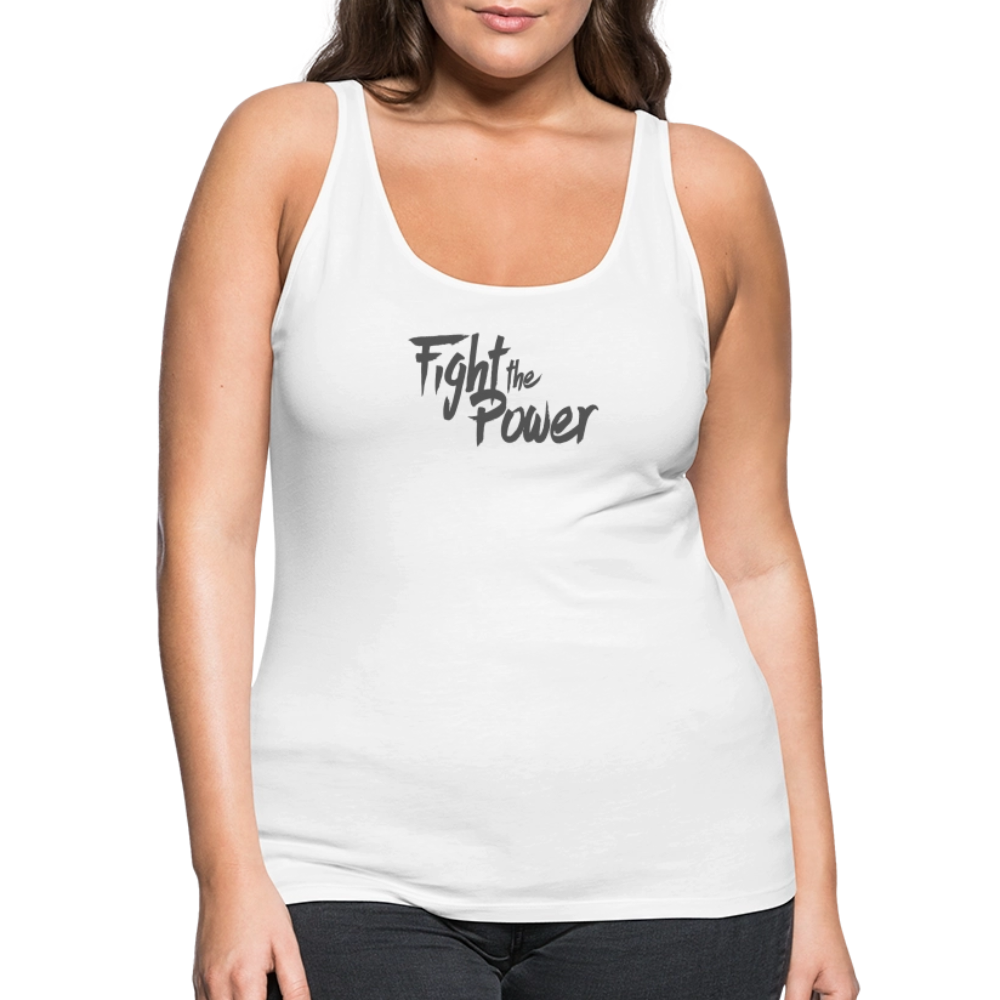 Fight the Power | Women's Tank - white