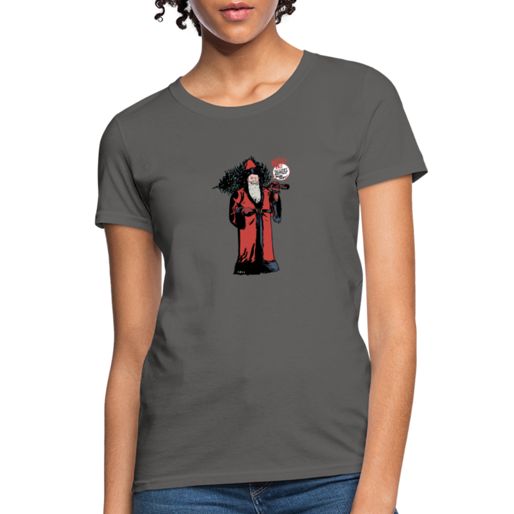 2022 Santa | Women's Tee - charcoal