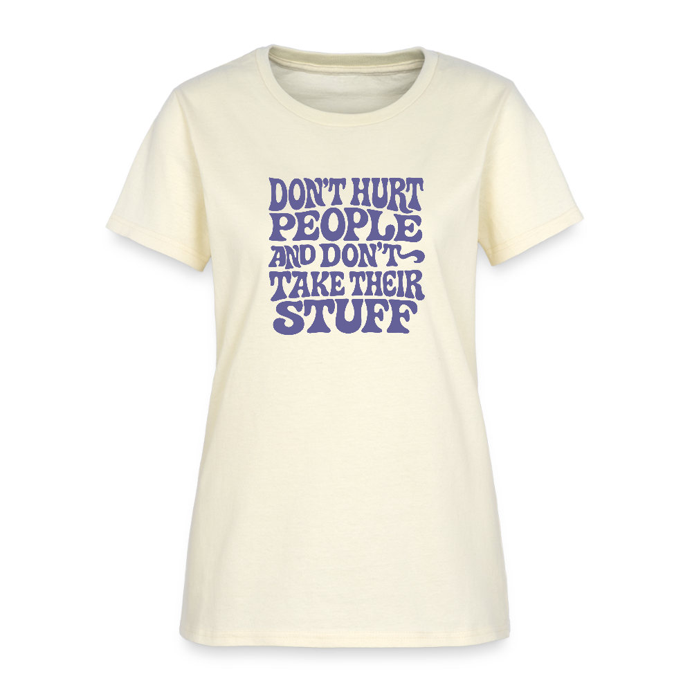 Don't Hurt People | Retro | Women's Tee - off white