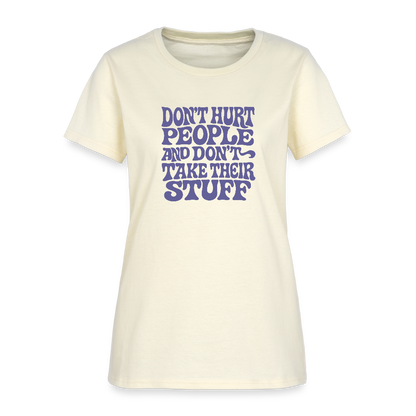 Don't Hurt People | Retro | Women's Tee - off white