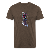 2024 Santa | Men's Tee - heather espresso