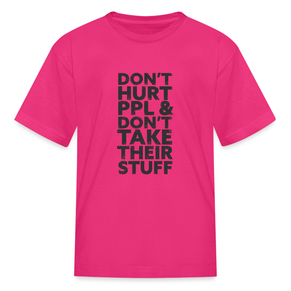 Don't Hurt People | Youth Tee - fuchsia