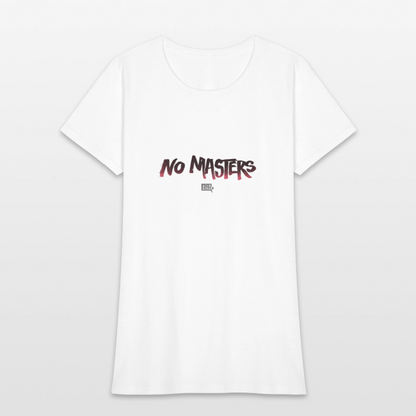 No Masters | Women's Tee - white