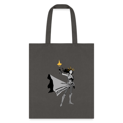 Liberty Hero | Tote Bag - charcoal