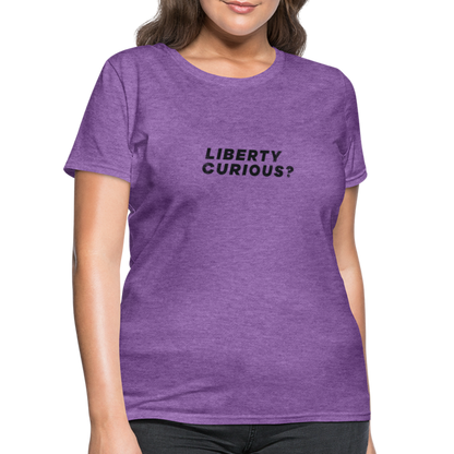 Liberty Curious? | Women's Tee - purple heather