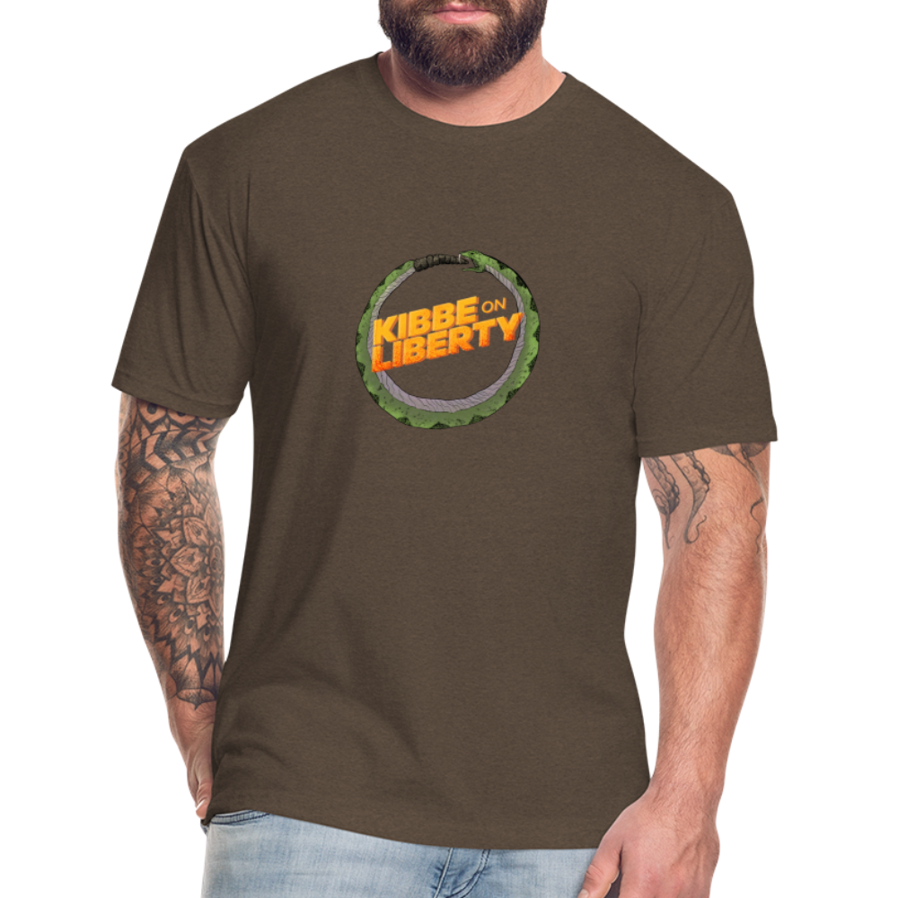 Kibbe on Liberty | Men's Tee - heather espresso