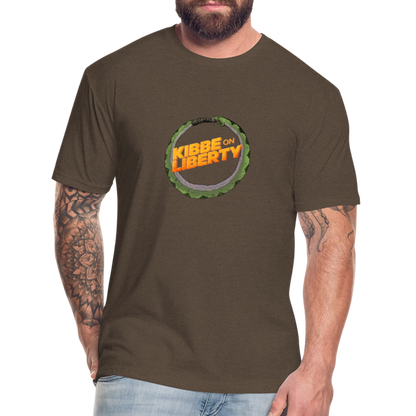 Kibbe on Liberty | Men's Tee - heather espresso