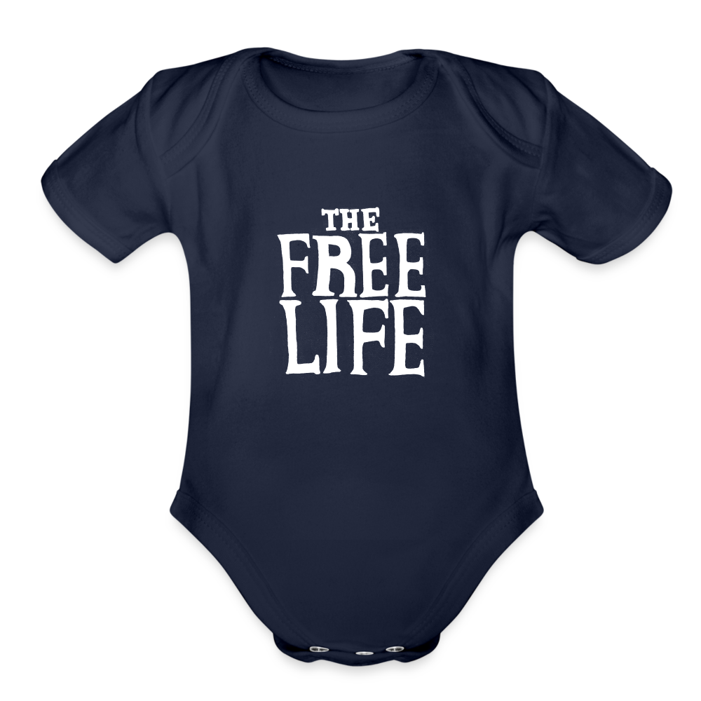 The Free Life | Baby Onesie - dark navy