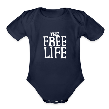 The Free Life | Baby Onesie - dark navy