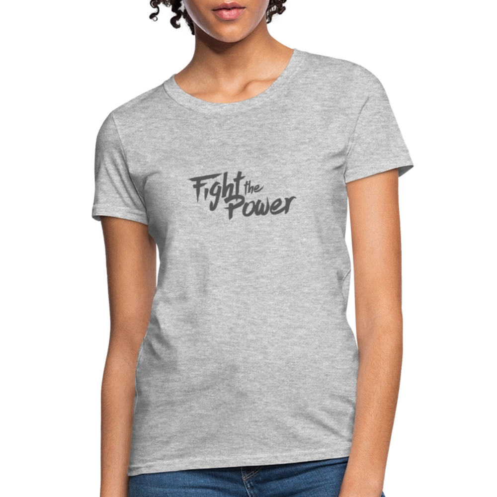 Fight the Power | Women's Tee - heather gray