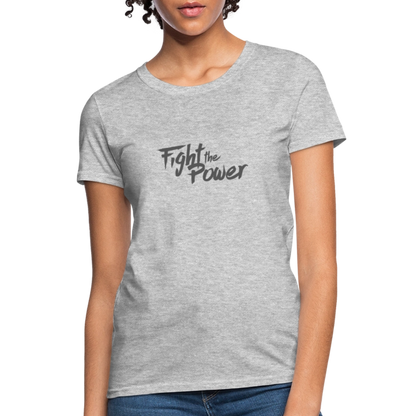 Fight the Power | Women's Tee - heather gray