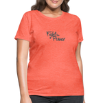 Fight the Power | Women's Tee - heather coral