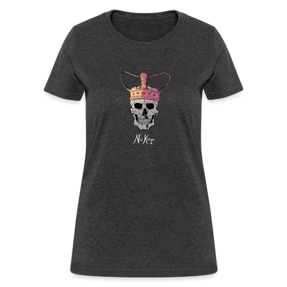 No Kings | Women's Tee - heather black