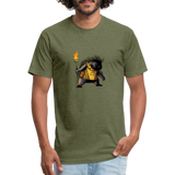 Free the Porcupine | Men's Tee - heather military green