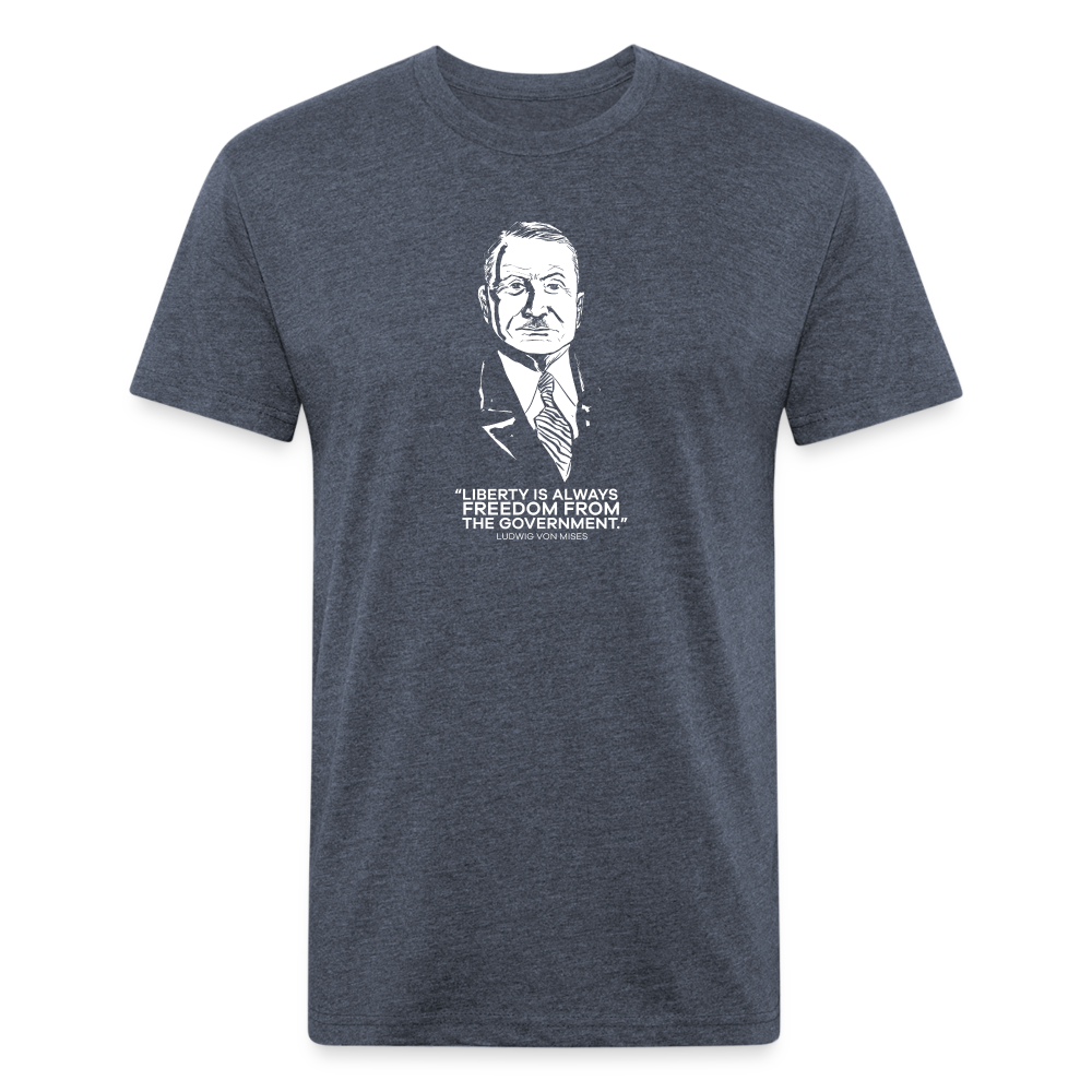 Ludwig von Mises Quote | Men's Tee - heather navy