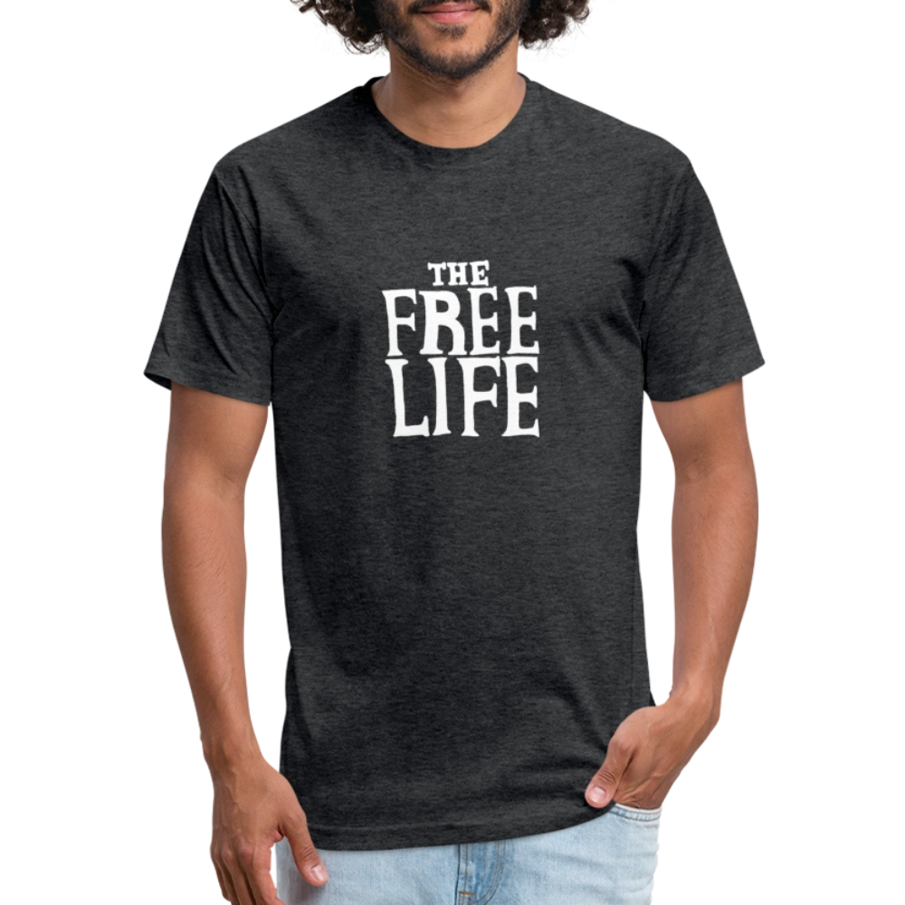 The Free Life | Men's Tee - heather black