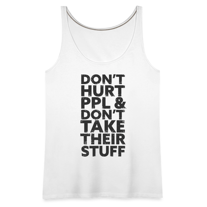 Don't Hurt People | Women's Tank - white