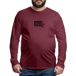 Free the People | Men's Long Sleeve Tee - heather burgundy