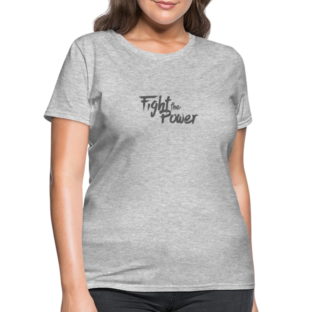 Fight the Power | Women's Tee - heather gray
