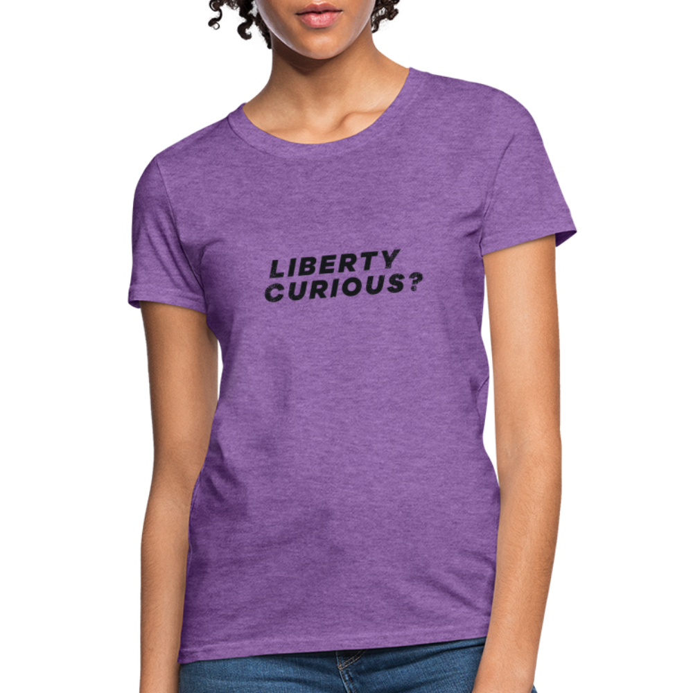 Liberty Curious? | Women's Tee - purple heather