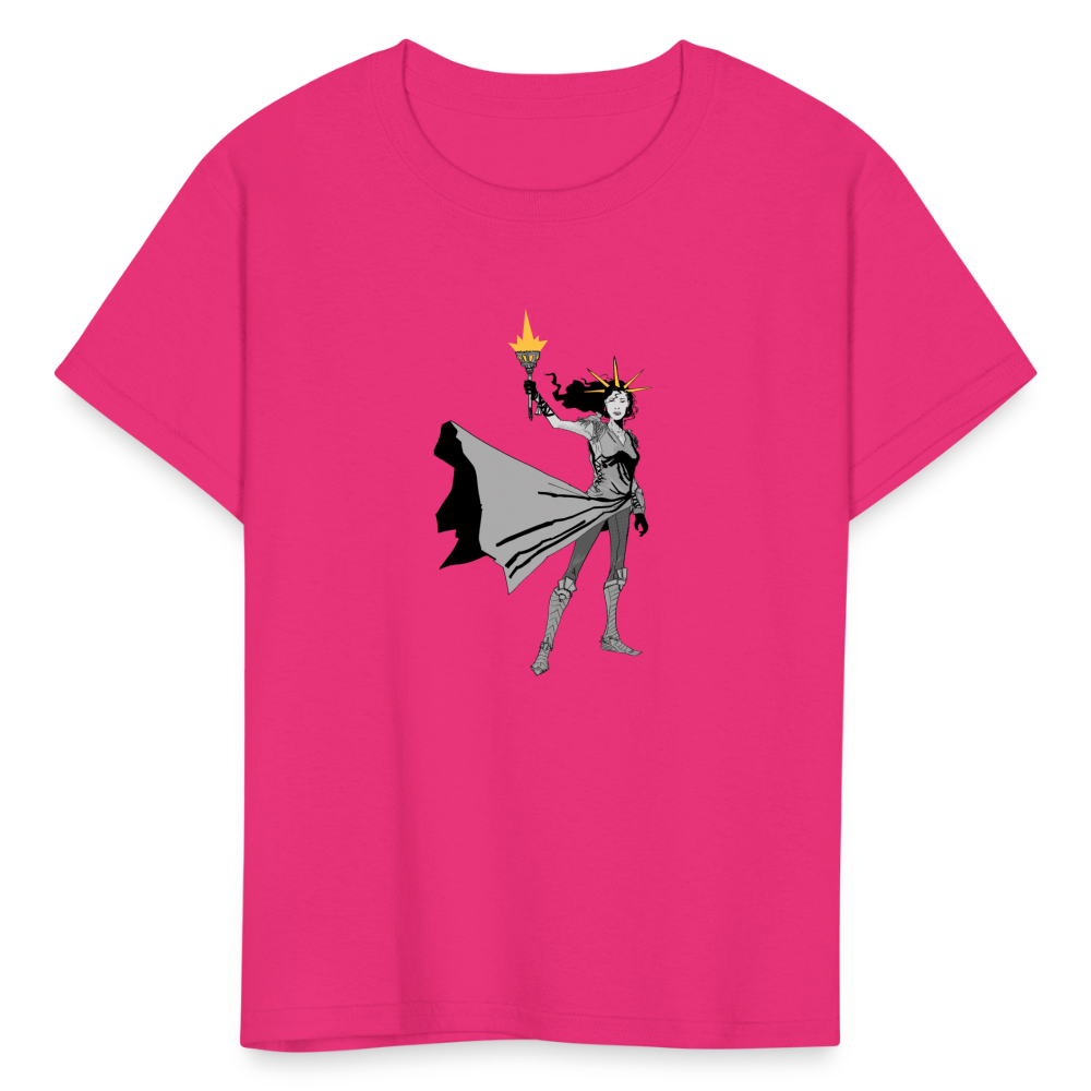 Liberty Hero | Youth Tee - fuchsia