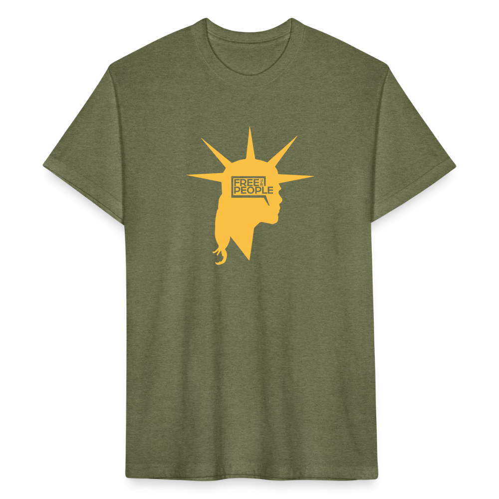 Liberty Head | Men's Tee - heather military green