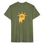 Liberty Head | Men's Tee - heather military green